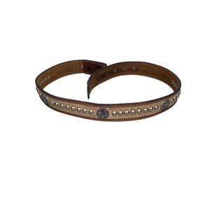 Larry Mahan Kids Leather Belt - Brown size 32